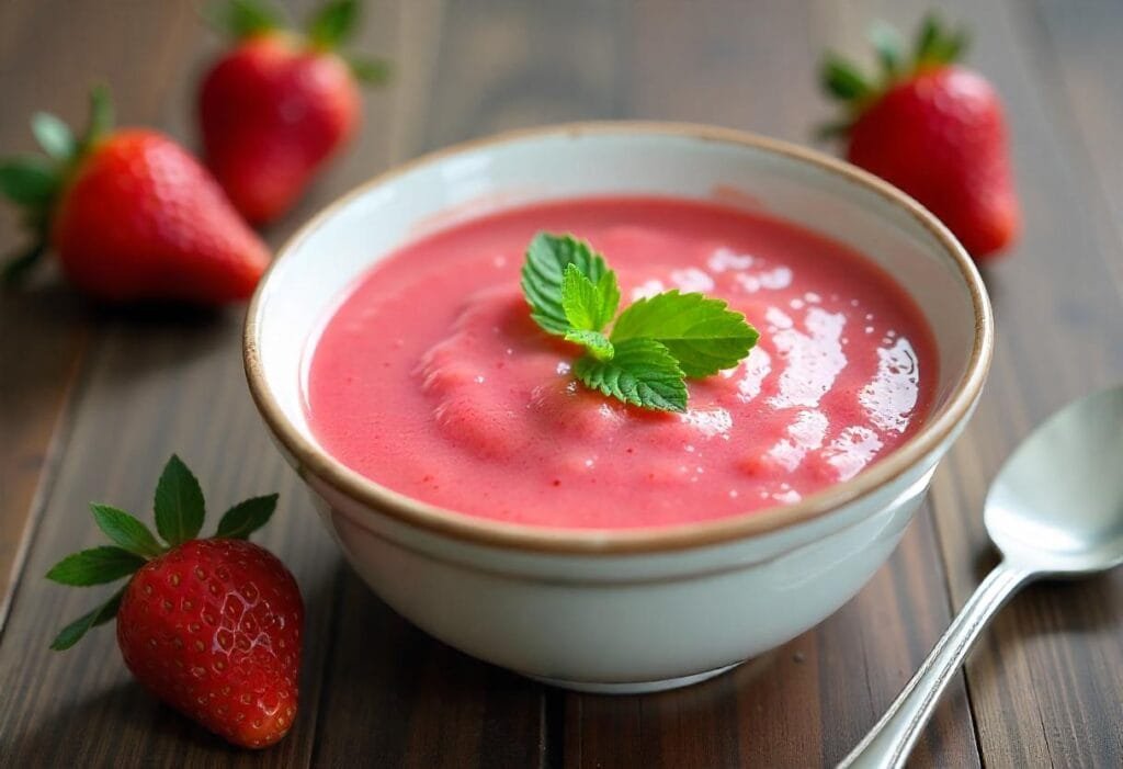 Chilled Strawberry Soup 2